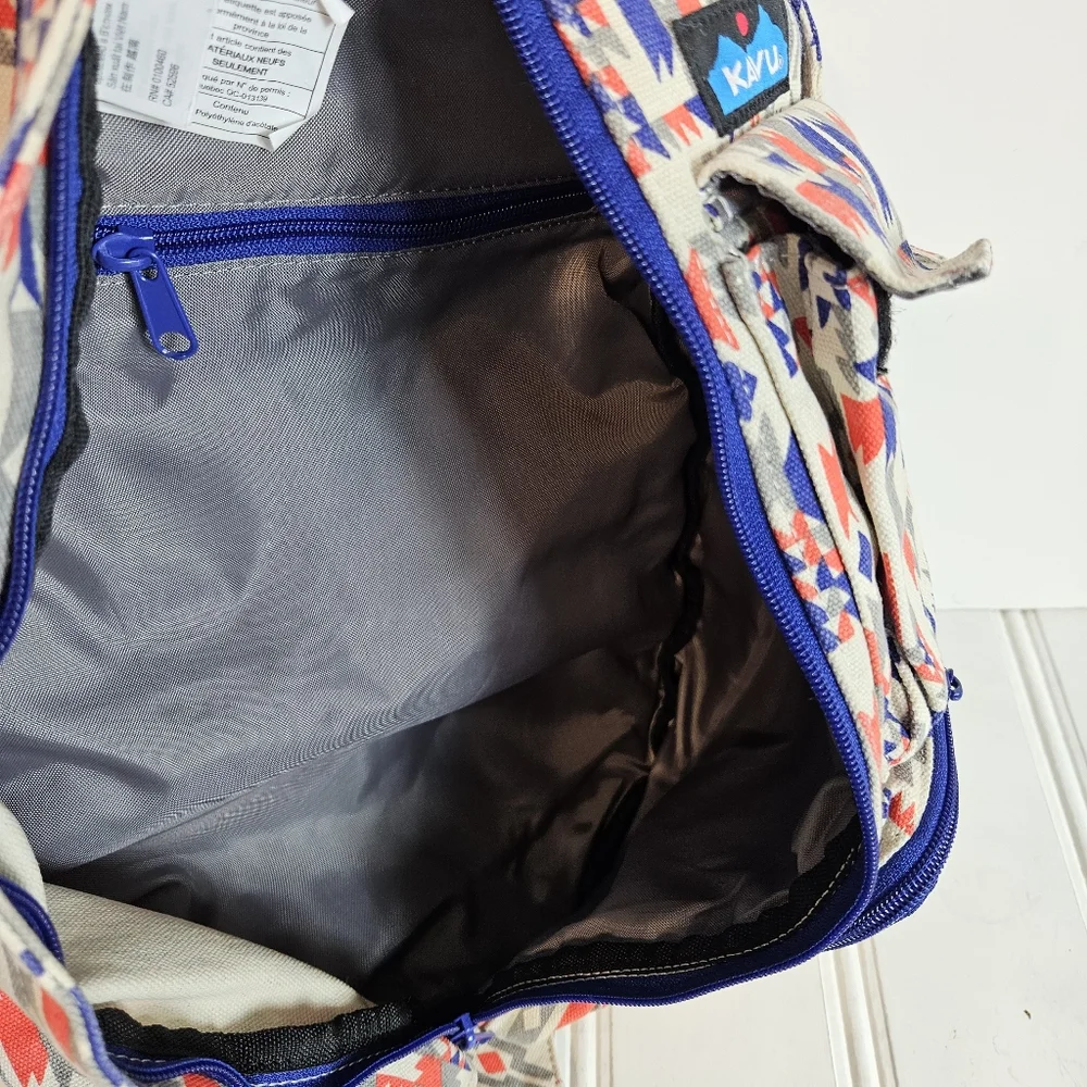 KAVU Rope Sling Bag Cotton Canvas Crossbody Hiking Outdoor Utility Pack